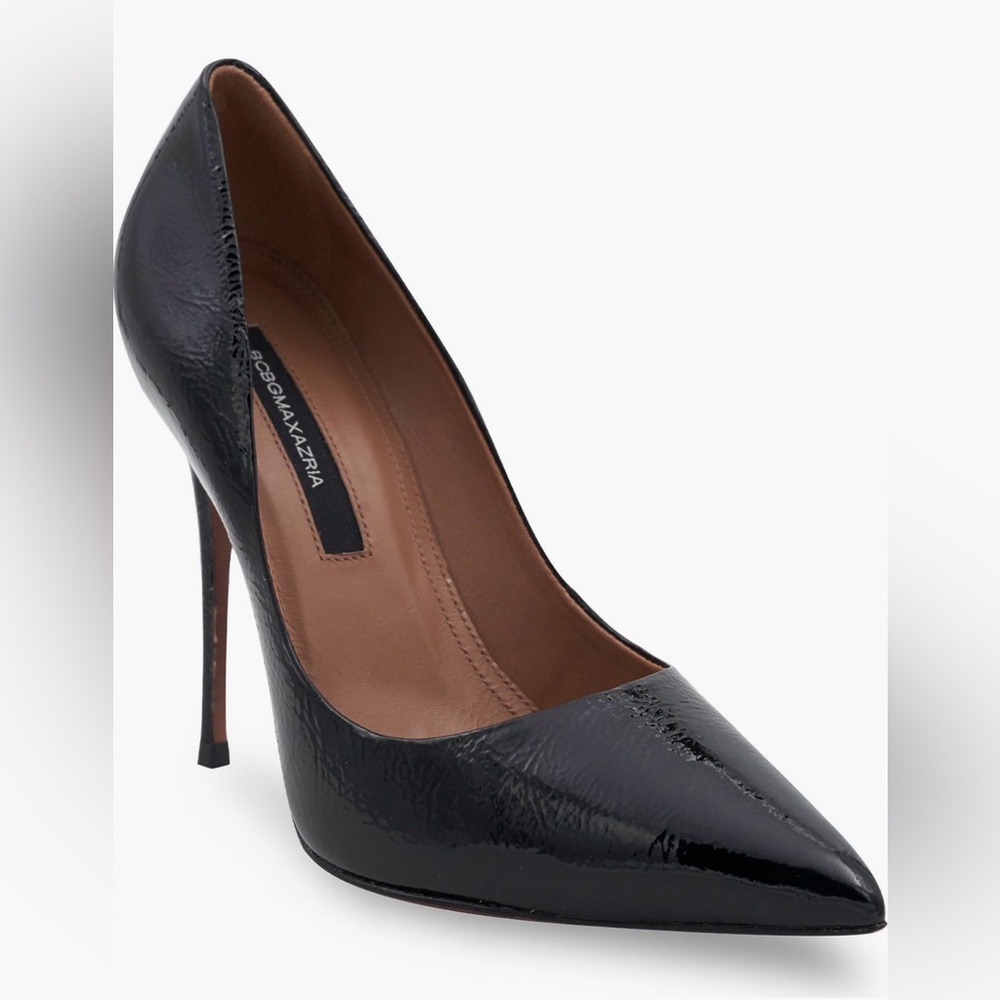 BCBGMaxAzria Glossy Black Heels